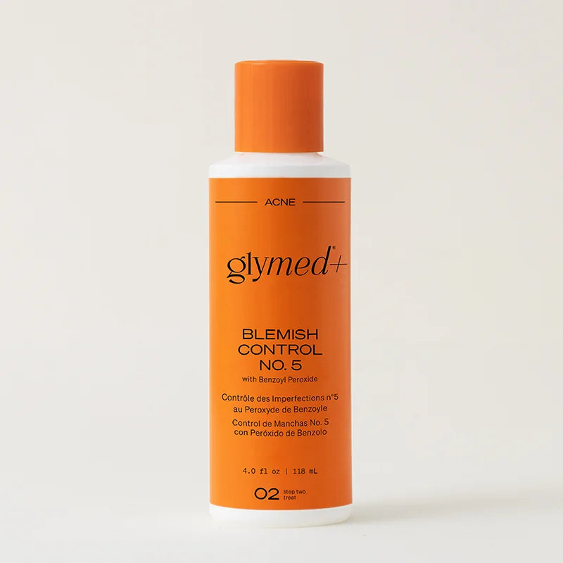 GlyMed Plus Blemish Control No.5 with Benzoyl Peroxide product packaging