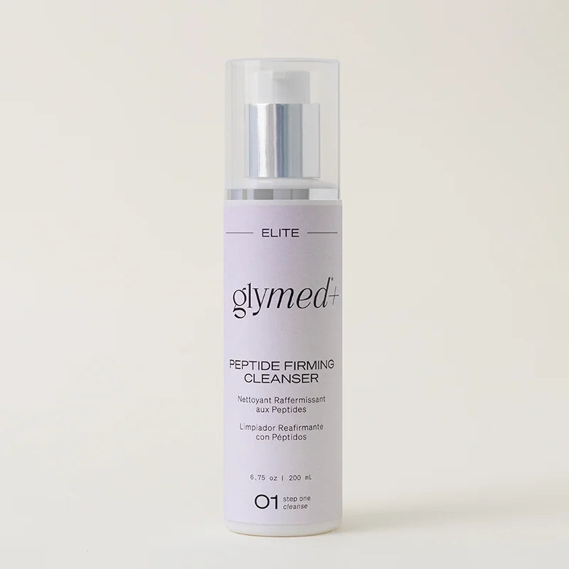 GlyMed Plus Peptide Firming Cleanser product packaging
